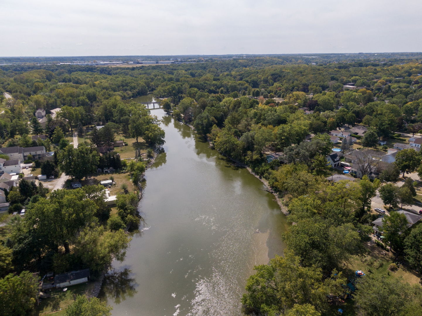 Lot 1 View Street West Dundee, IL 60118 - Photo 7 of 14 an aerial view of a houses with a lake view