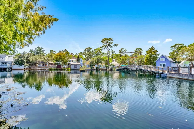 a view of a house with a lake view