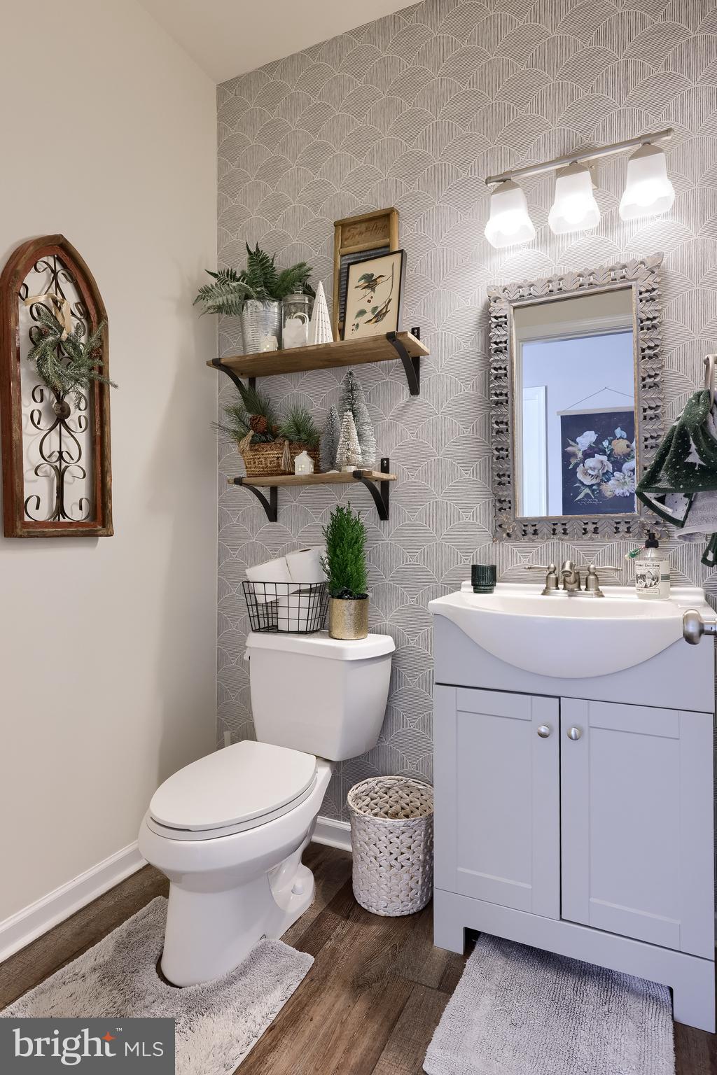 471 Shenks Ferry Road Conestoga, PA 17516 - Photo 41 of 105 a bathroom with a sink toilet and a mirror