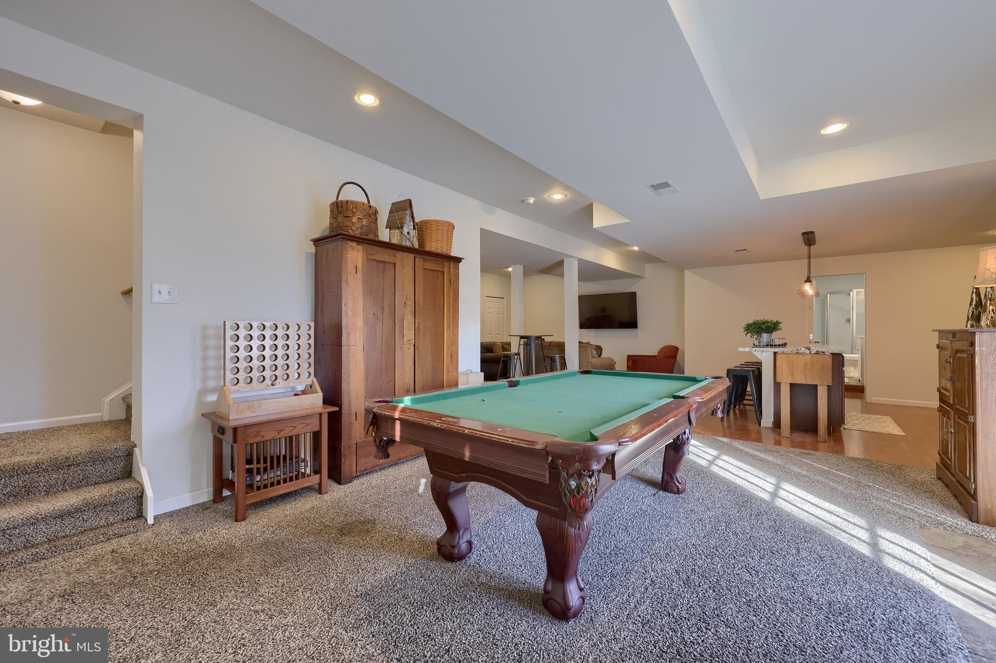 471 Shenks Ferry Road Conestoga, PA 17516 - Photo 71 of 105 a room with furniture pool table and windows