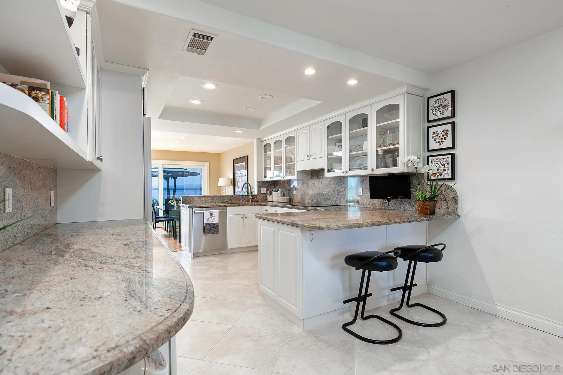 5 Aruba Bend Coronado, CA 92118 - Photo 17 of 40 a view of kitchen with breakfast area