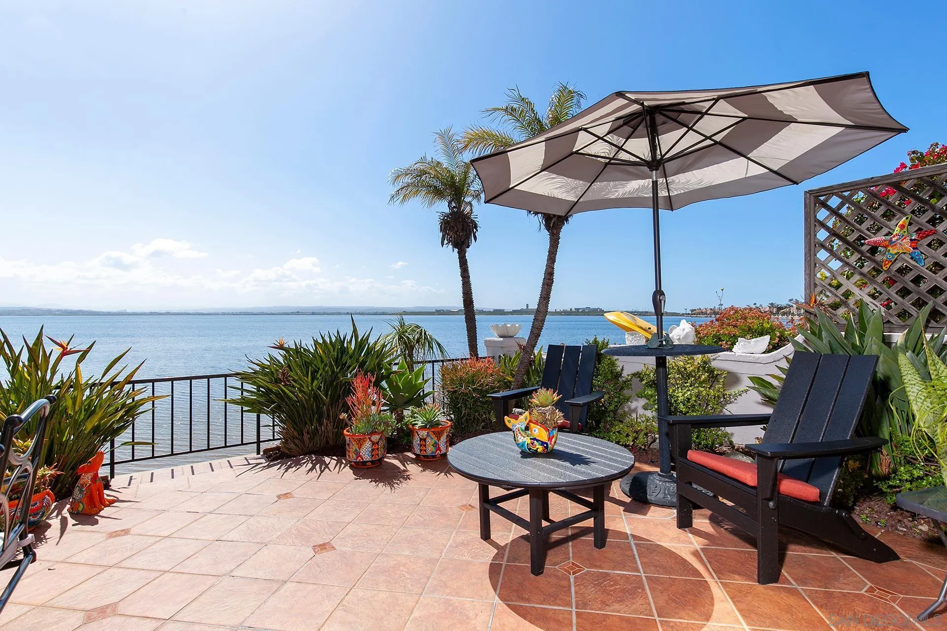 5 Aruba Bend Coronado, CA 92118 - Photo 22 of 40 a view of a chairs and table in the patio