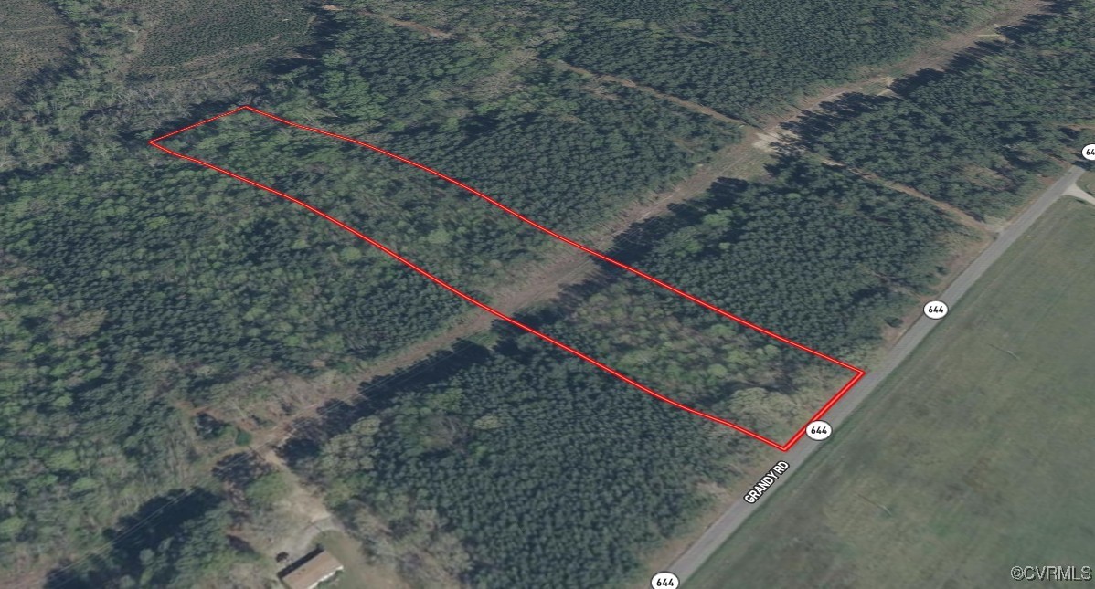 Tbd Grandy Road Brodnax, VA 23920 - Photo 2 of 28 Map / location featuring property parcel outlined