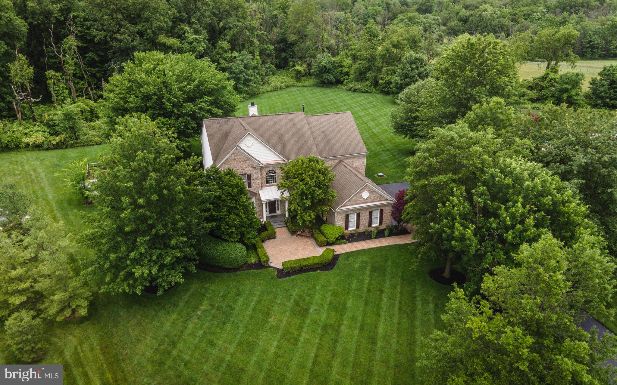 124 Clover Road Ivyland, PA 18974 - Photo 4 of 41 Front Exterior from Above