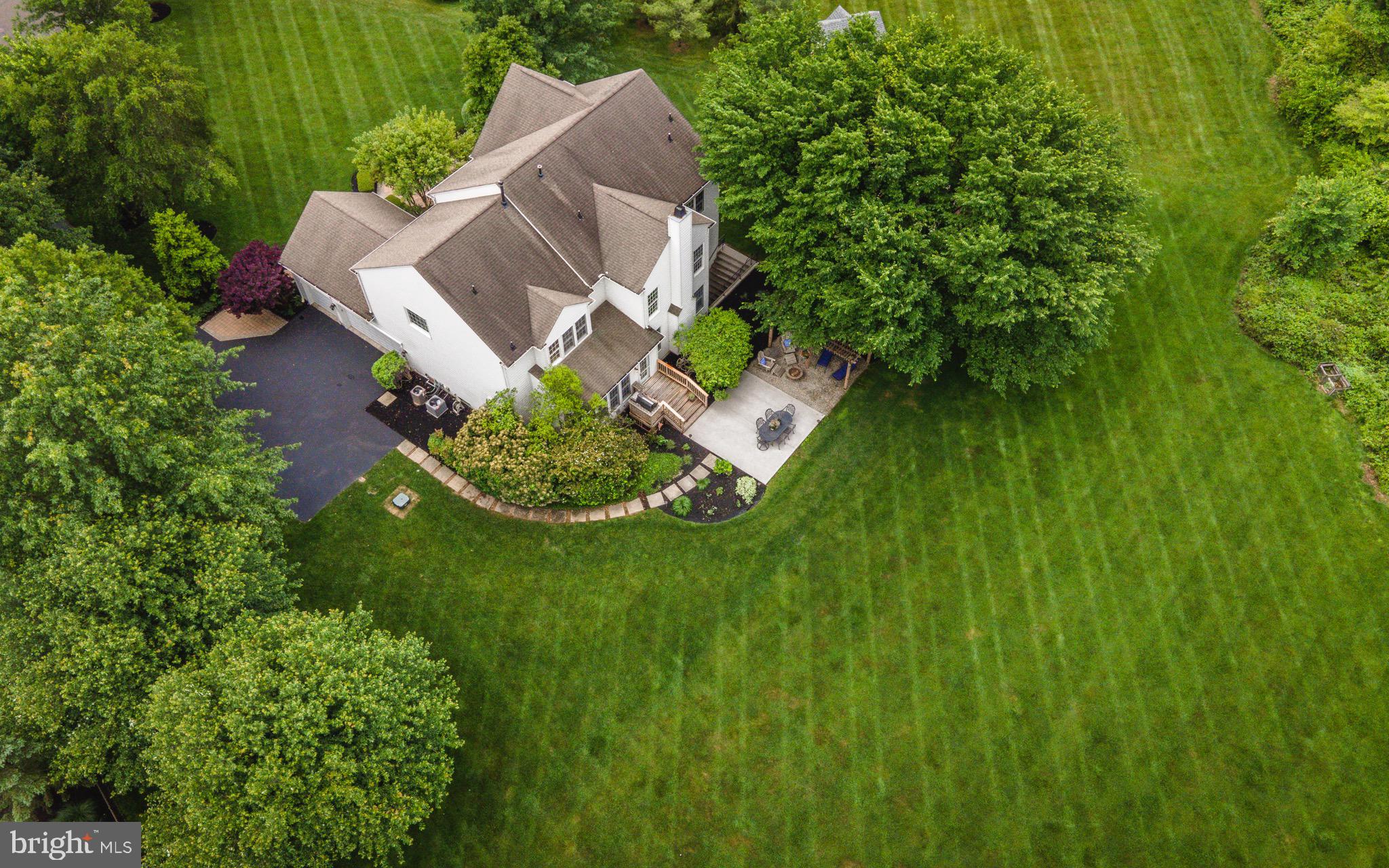 124 Clover Road Ivyland, PA 18974 - Photo 38 of 41 Rear Exterior from Above