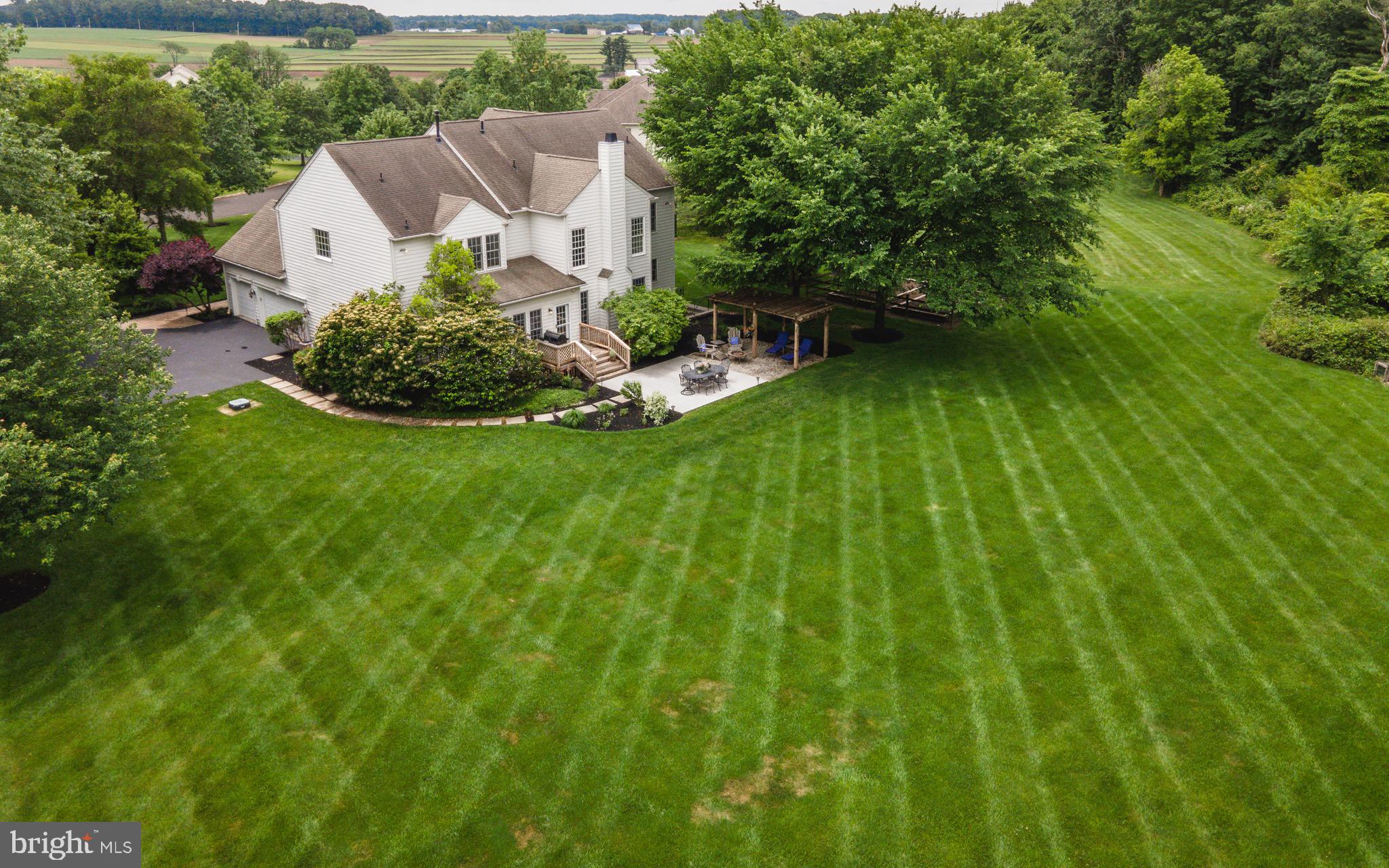 124 Clover Road Ivyland, PA 18974 - Photo 39 of 41 Rear Exterior from Above