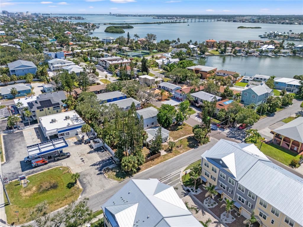2600 1st Street Indian Rocks Beach, FL 33785 - Photo 31 of 40 an aerial view of a city with lake view