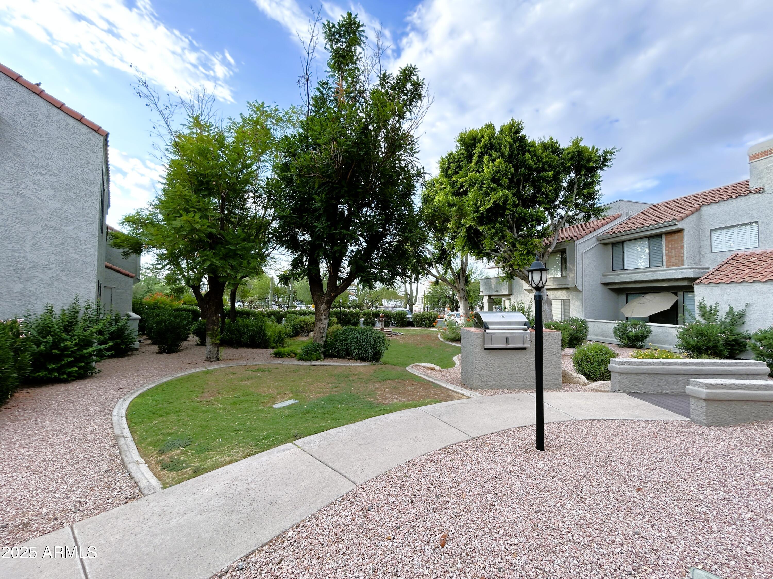 10055 East Mountainview Lake Drive, Unit 2059 Scottsdale, AZ 85258 - Photo 26 of 34 a view of a park with plants and a large tree