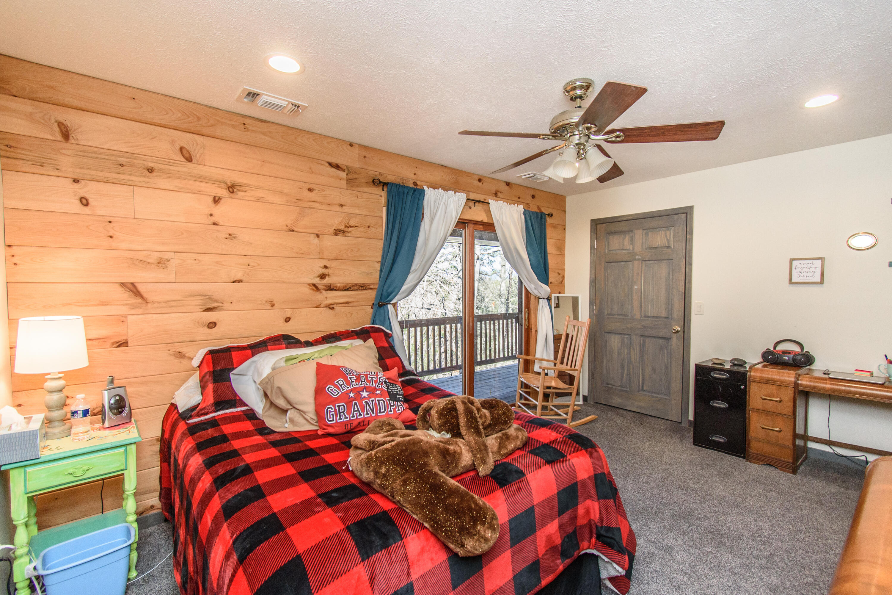 1804 Garlick Road Elliston, VA 24087 - Photo 31 of 95 a bedroom with a bed and a window