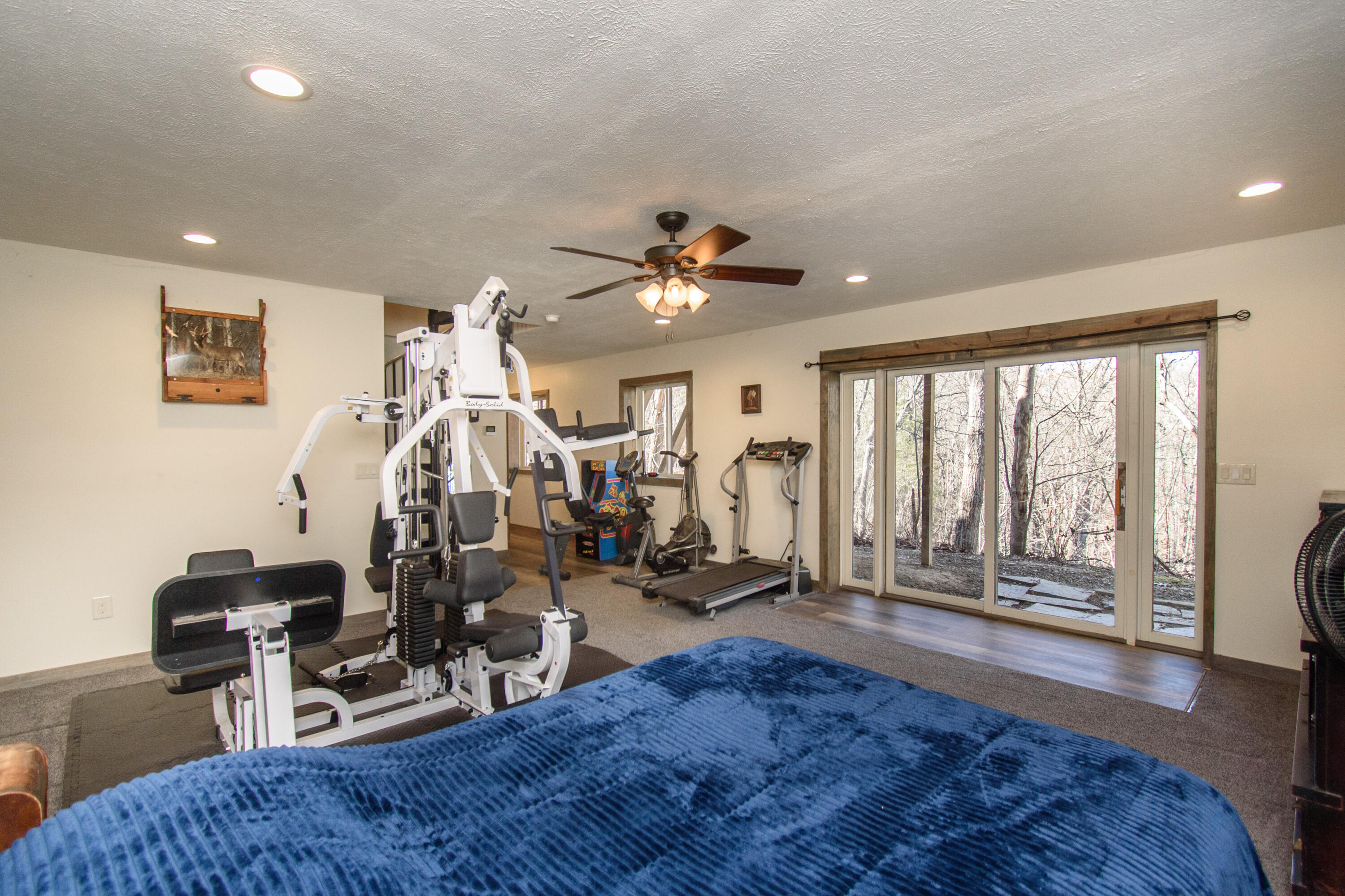 1804 Garlick Road Elliston, VA 24087 - Photo 34 of 95 a view of a room with gym equipment