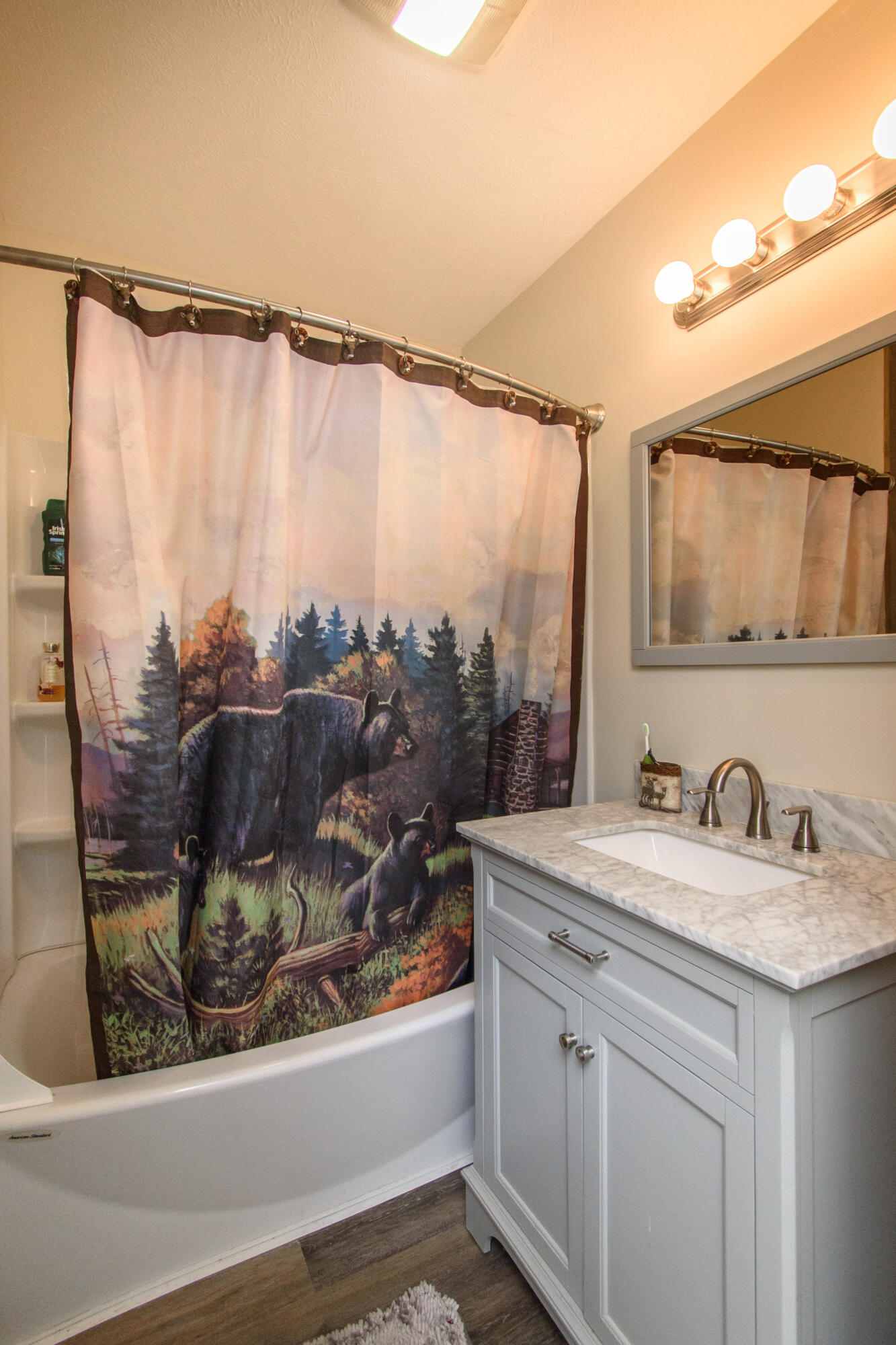 1804 Garlick Road Elliston, VA 24087 - Photo 40 of 95 a bathroom with a sink and a mirror