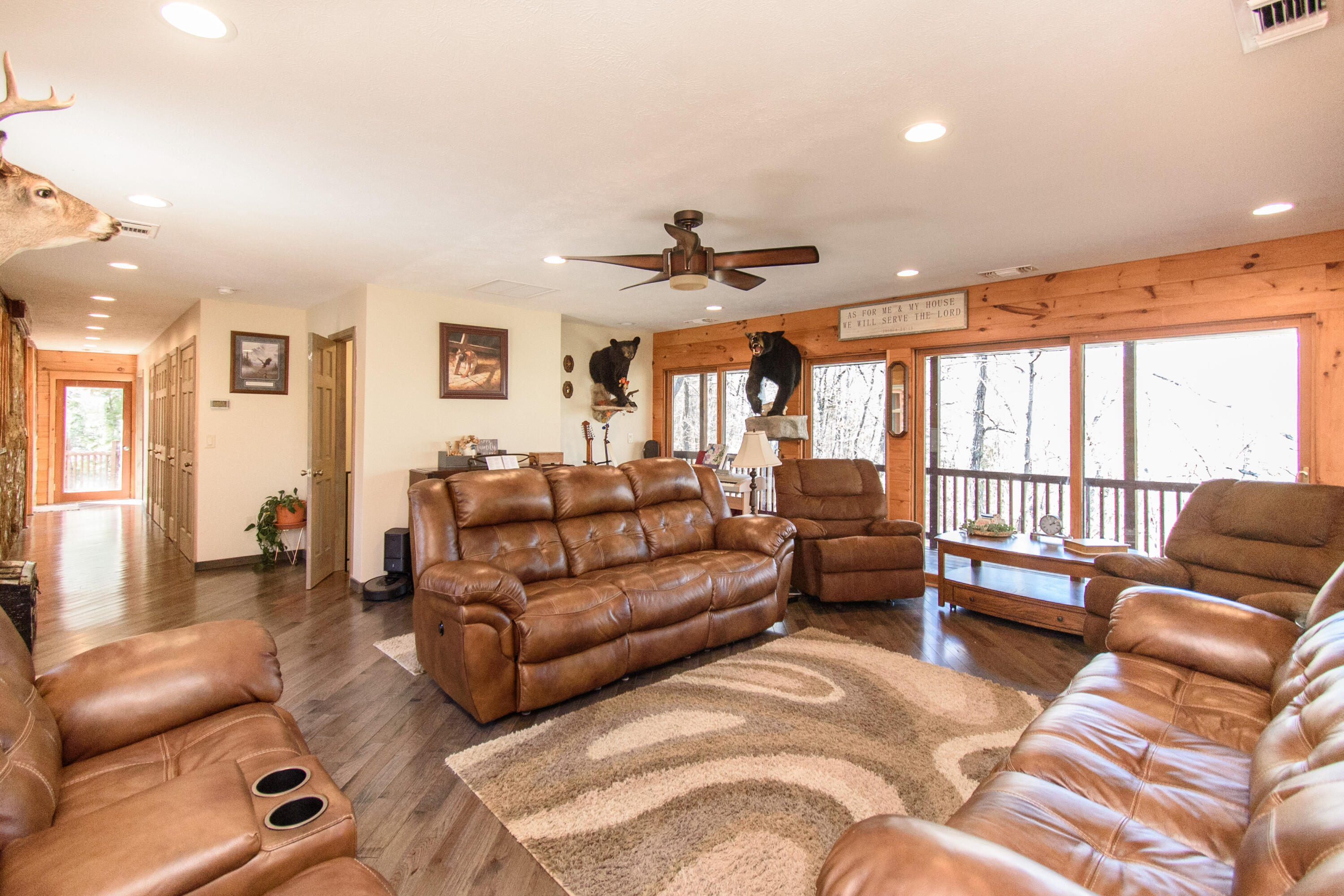 1804 Garlick Road Elliston, VA 24087 - Photo 4 of 95 a living room with furniture and a large window