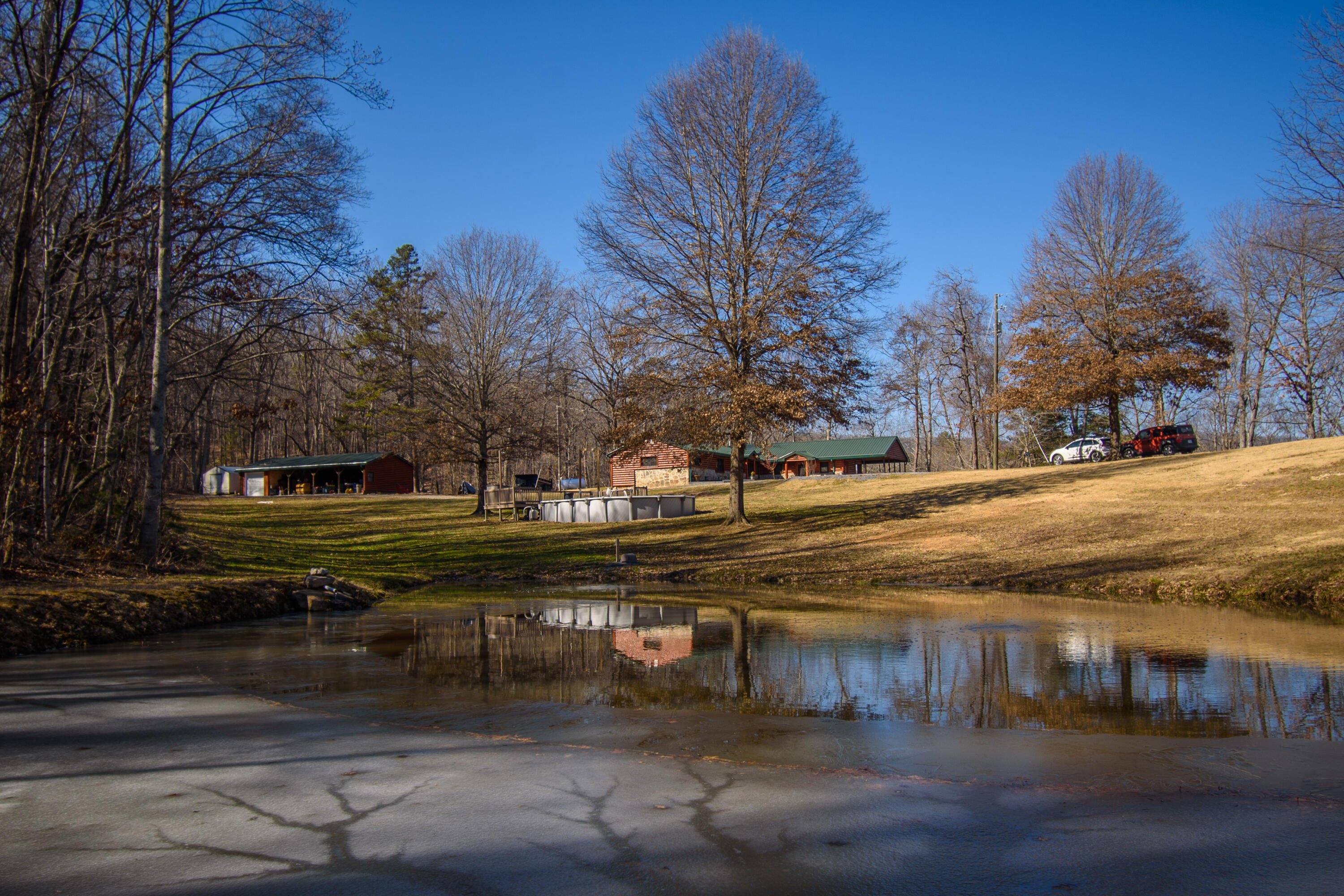 1804 Garlick Road Elliston, VA 24087 - Photo 59 of 95 a view of a swimming pool with an outdoor space