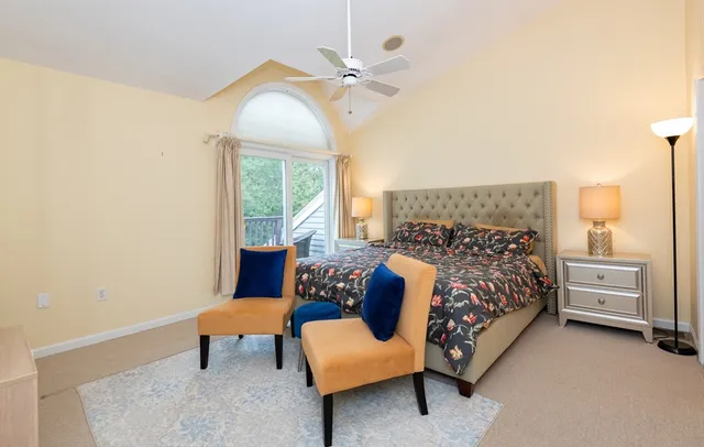 a bathroom with a bathtub and a sink