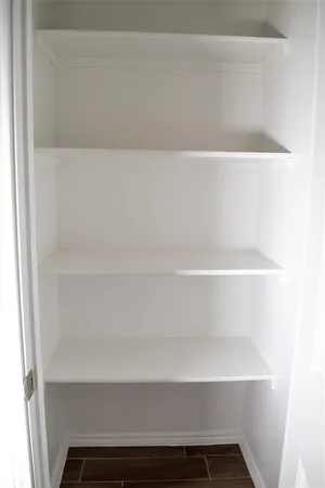 a close up view of racks