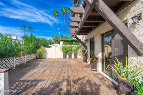 a view of a backyard of the house