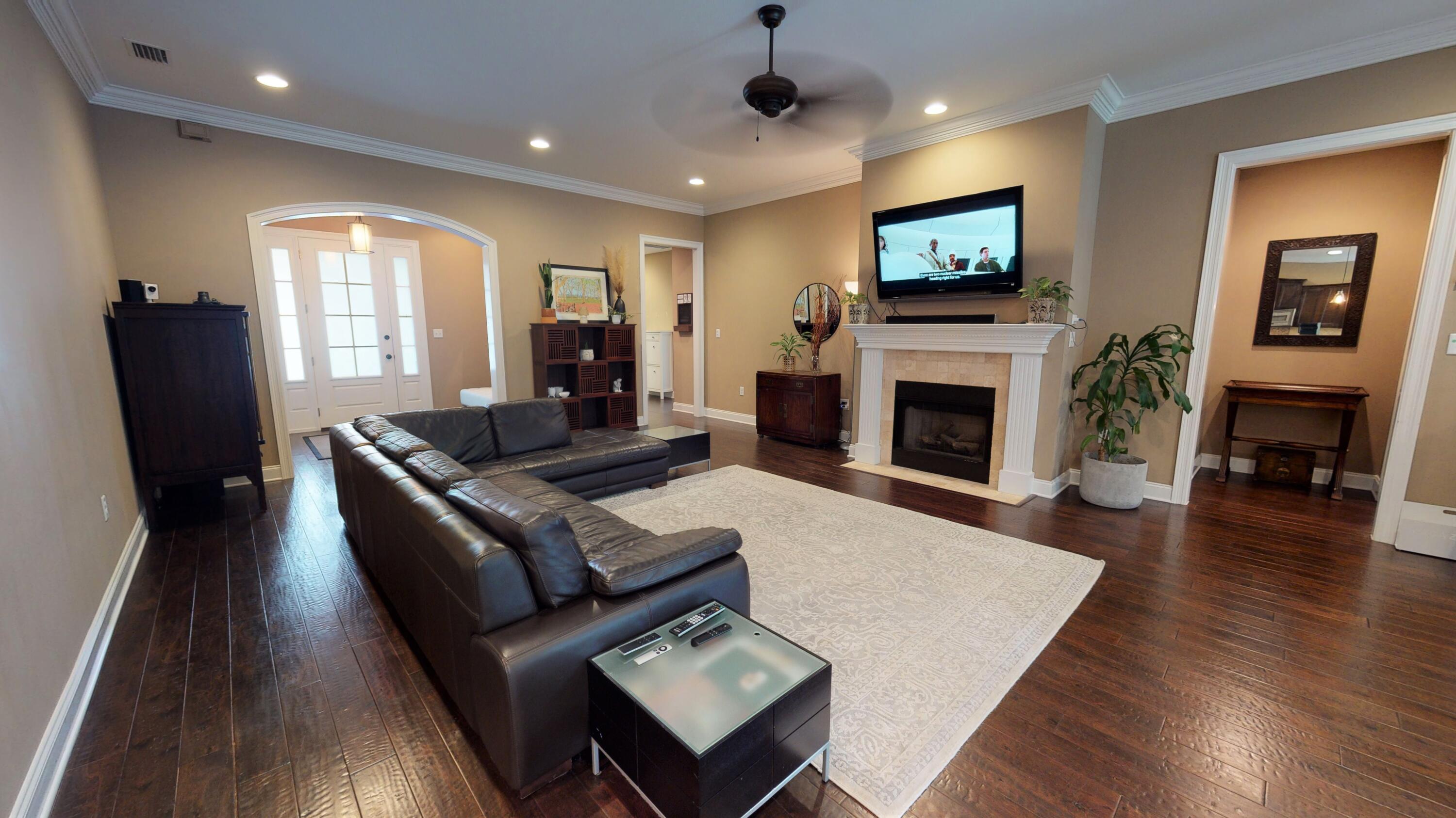 35 Derby Downs Circle Niceville, FL 32578 - Photo 8 of 51 a living room with furniture fireplace and flat screen tv
