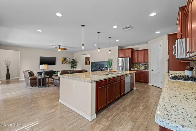 a view of a workspace with furniture