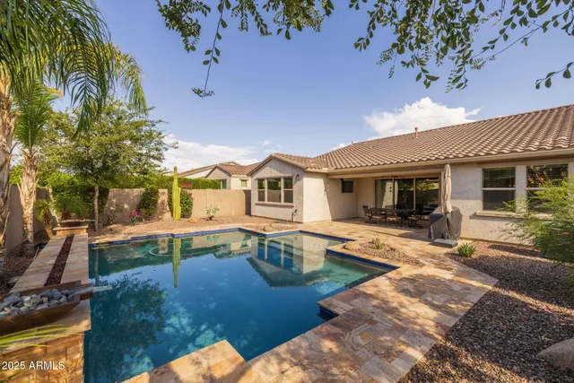 a view of outdoor space with seating area