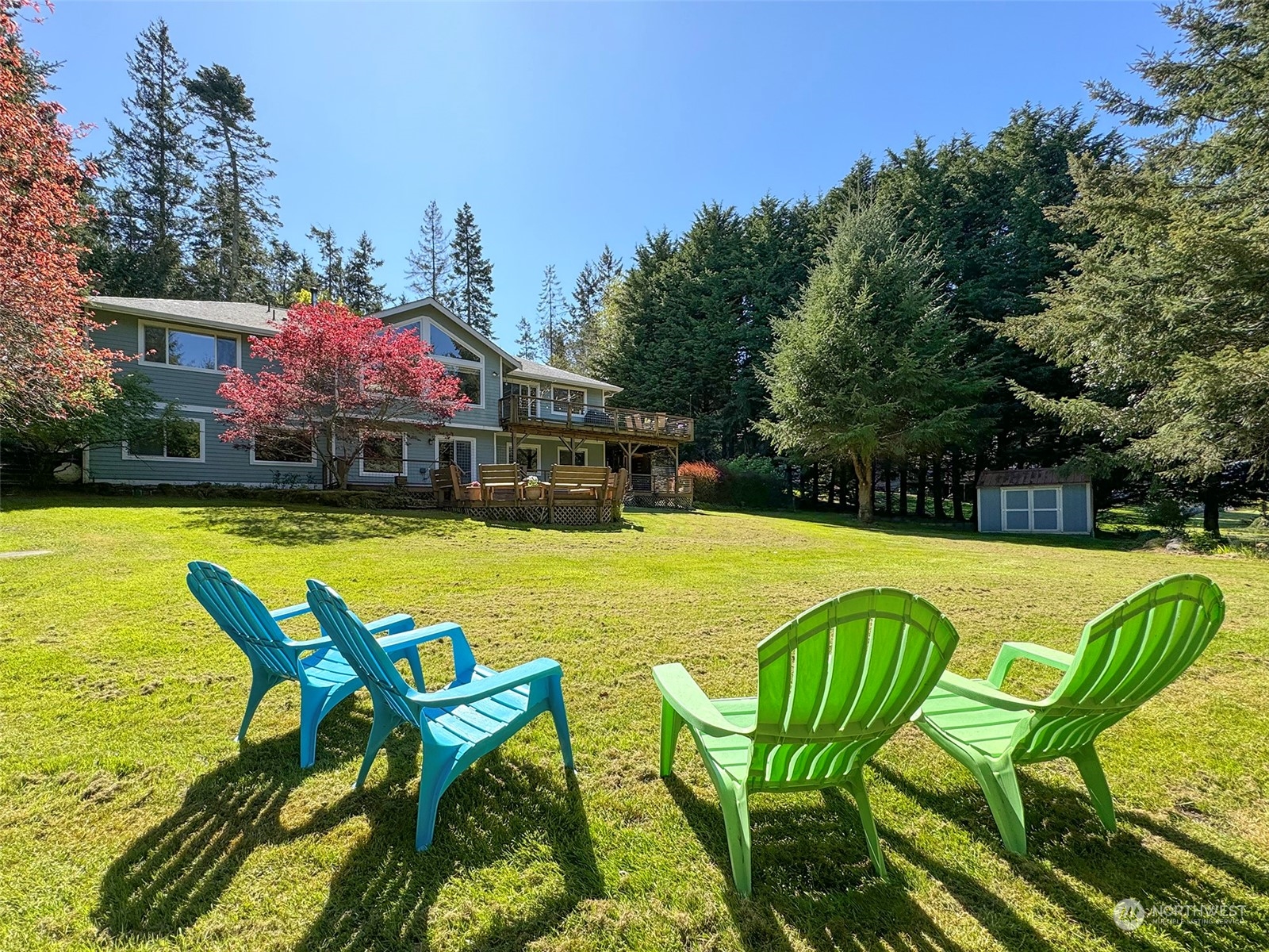 110 Henkes Road Sequim, WA 98382 - Photo 2 of 40 a view of swimming pool with seating space