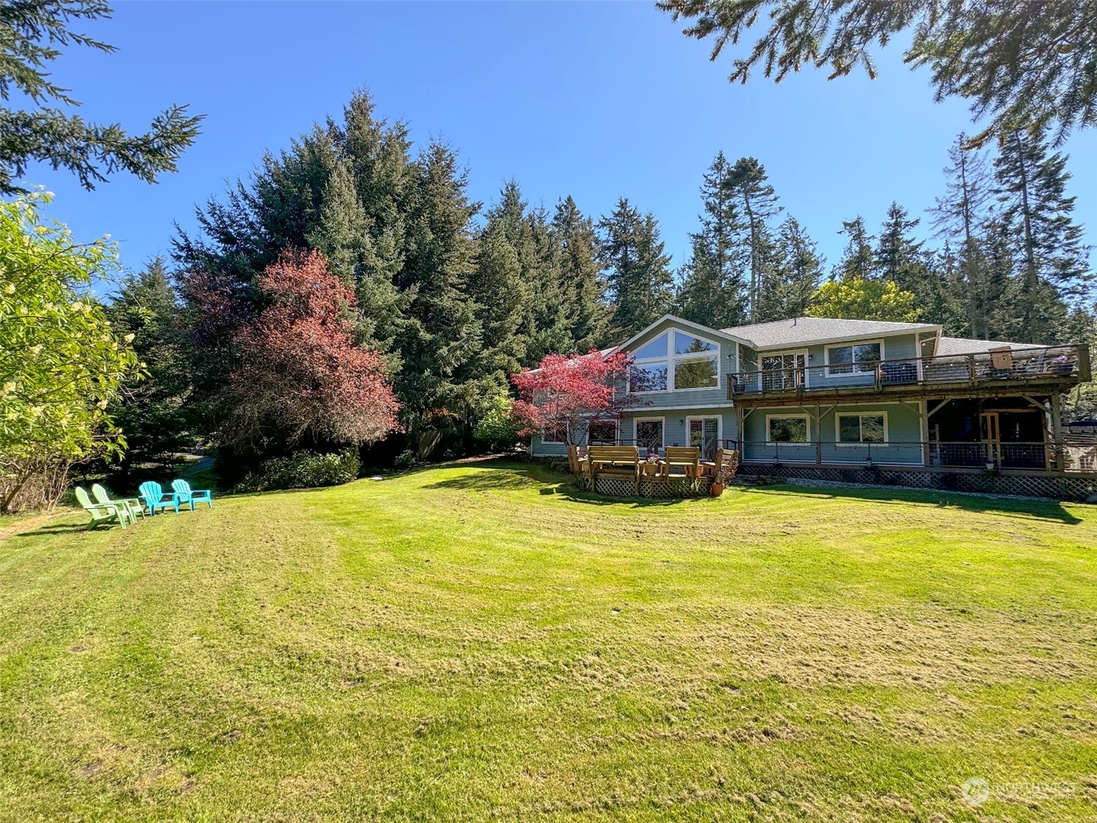 110 Henkes Road Sequim, WA 98382 - Photo 3 of 40 a view of a house with swimming pool