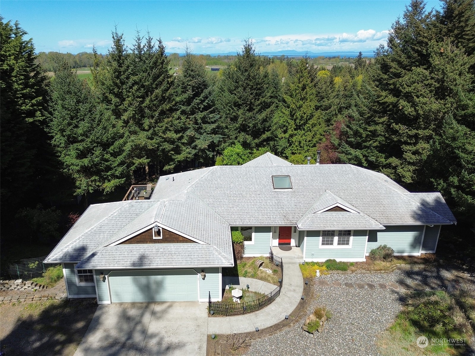 110 Henkes Road Sequim, WA 98382 - Photo 38 of 40 an aerial view of a house