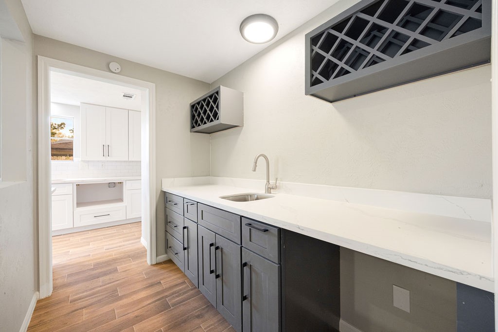 2114 Eagle Point Road Crosby, TX 77532 - Photo 17 of 19 a bathroom with a sink a mirror and a shower