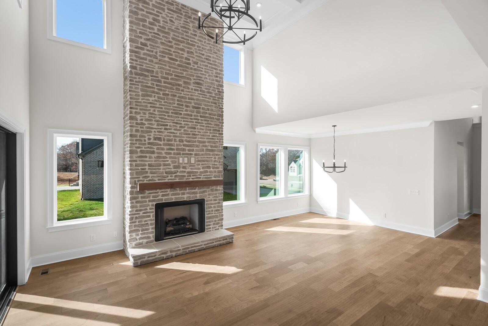7221 Severide Street Fairview, TN 37062 - Photo 17 of 59 a view of a livingroom with a fireplace and window