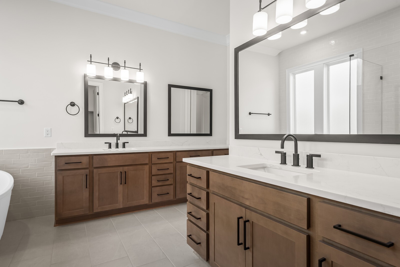 7221 Severide Street Fairview, TN 37062 - Photo 32 of 59 a bathroom with a double vanity sink mirror and