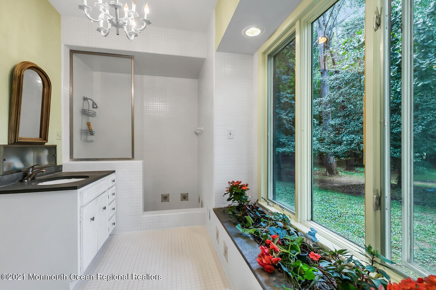 136 Rumson Road Rumson, NJ 07760 - Photo 17 of 26 a view of a bathroom with a potted plant