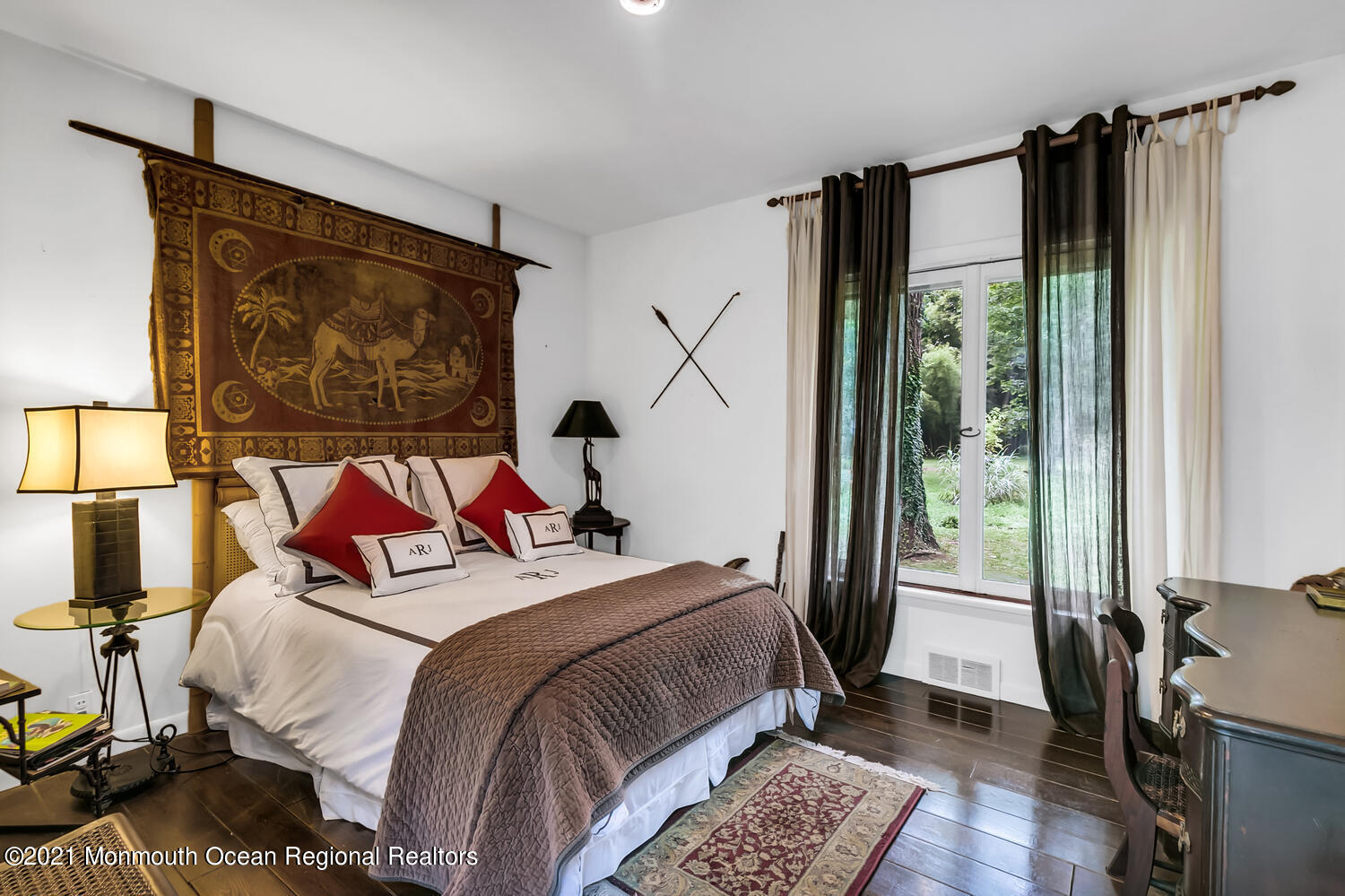 136 Rumson Road Rumson, NJ 07760 - Photo 18 of 26 a bedroom with bed and a window