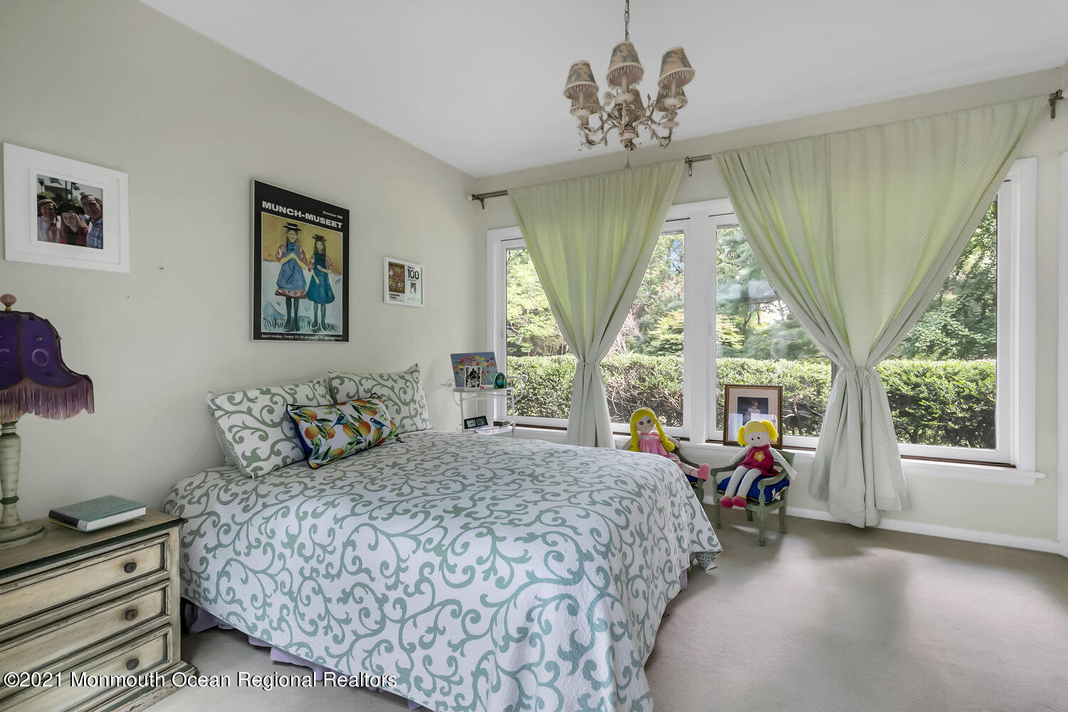 136 Rumson Road Rumson, NJ 07760 - Photo 19 of 26 a bedroom with a bed and a large window