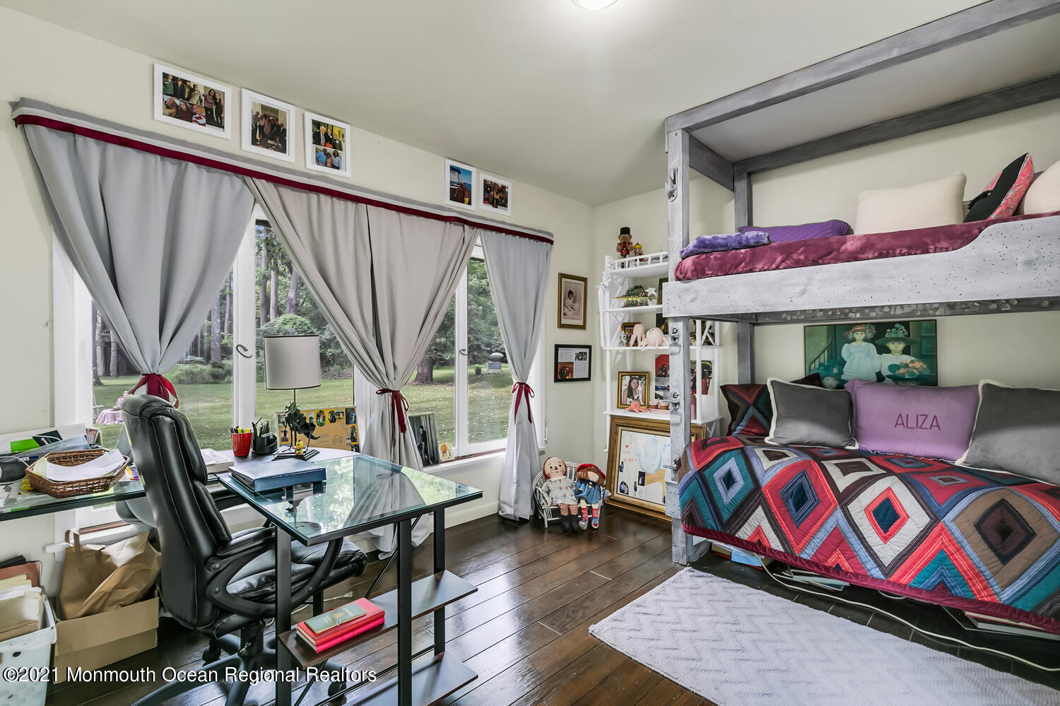 136 Rumson Road Rumson, NJ 07760 - Photo 21 of 26 a bedroom with furniture and a large window