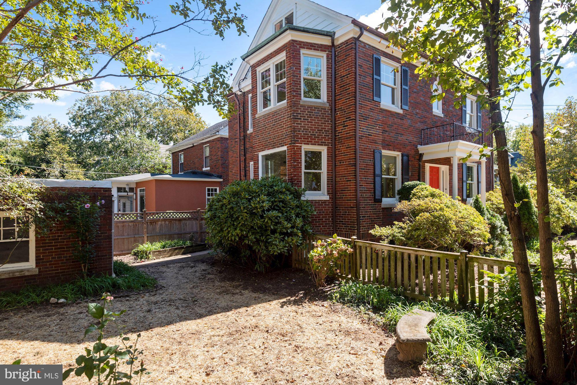 4321 37th Street Northwest Washington, DC 20008 - Photo 25 of 28 Side Yard and Detached Garage