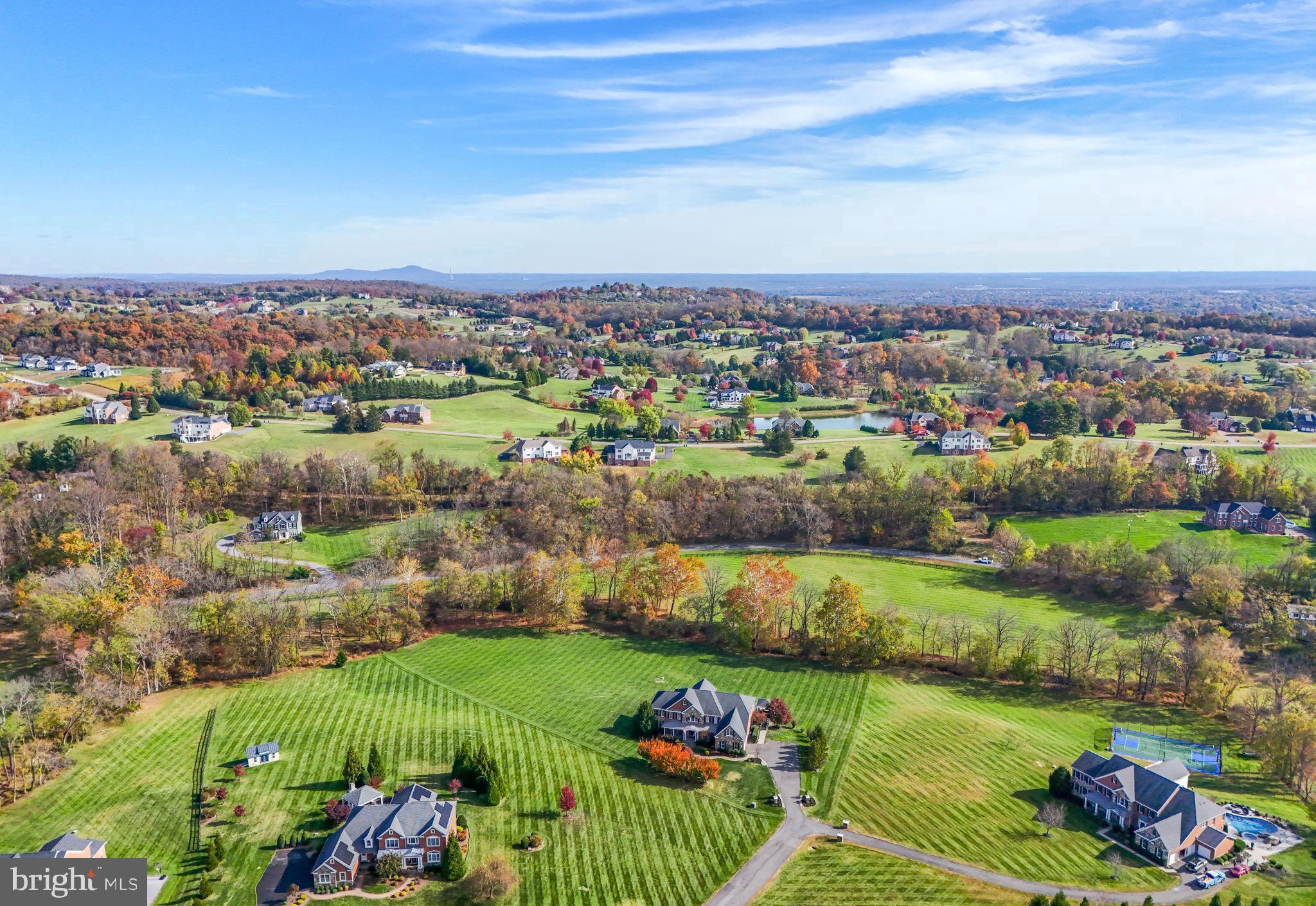 17972 Running Colt Place Leesburg, VA 20175 - Photo 97 of 99 an aerial view of a house with a garden
