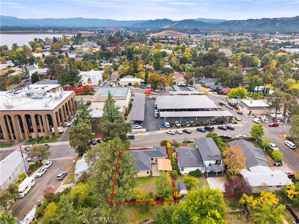 360 3rd Street Lakeport, CA 95453 - Photo 38 of 43 an aerial view of a city with lots of residential buildings
