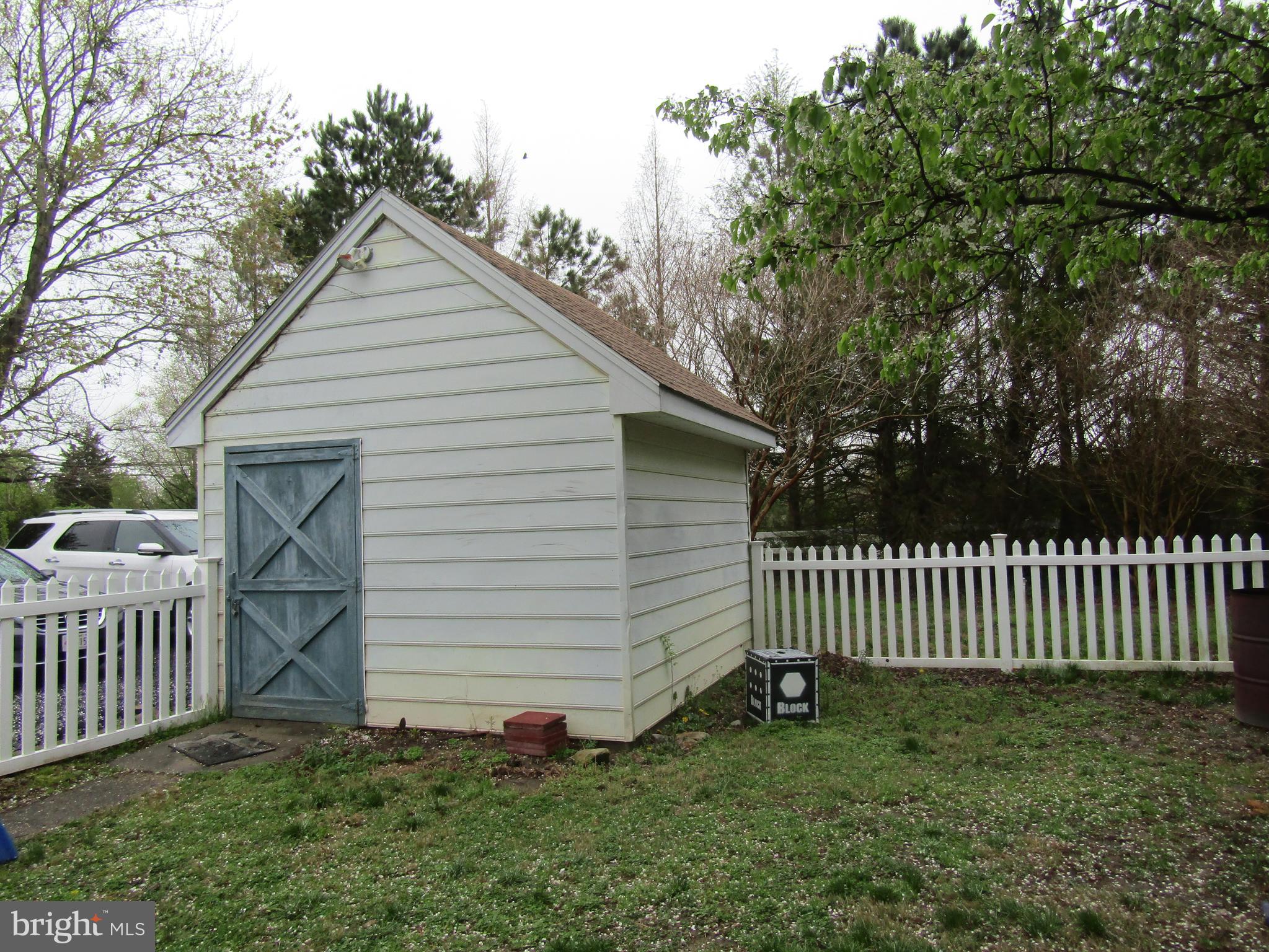 2273 Hudson Road Cambridge, MD 21613 - Photo 46 of 51 Back Yard - Shed/Shop with Electric