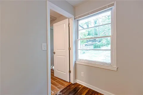 a view of front door