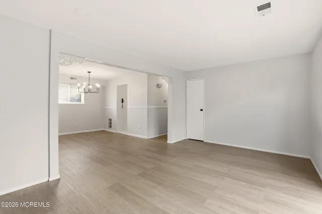 a view of an empty room