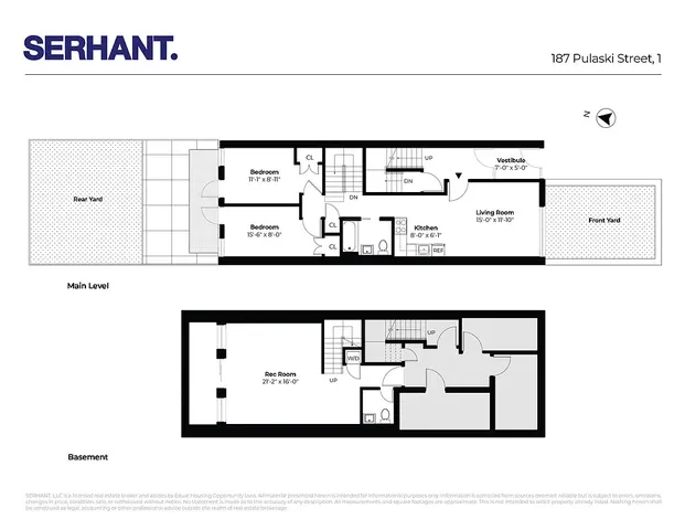$1,395,000 | 187 Pulaski Street, Unit 1 | Bedford-Stuyvesant