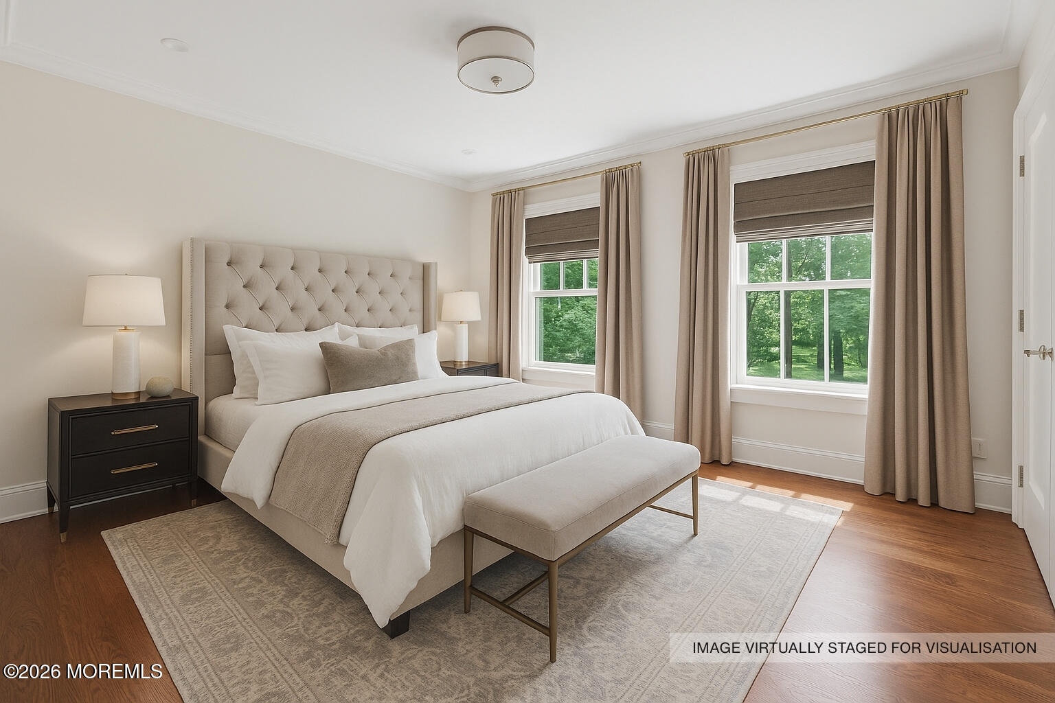 4 Club Way Rumson, NJ 07760 - Photo 45 of 79 a bedroom with a bed and a window