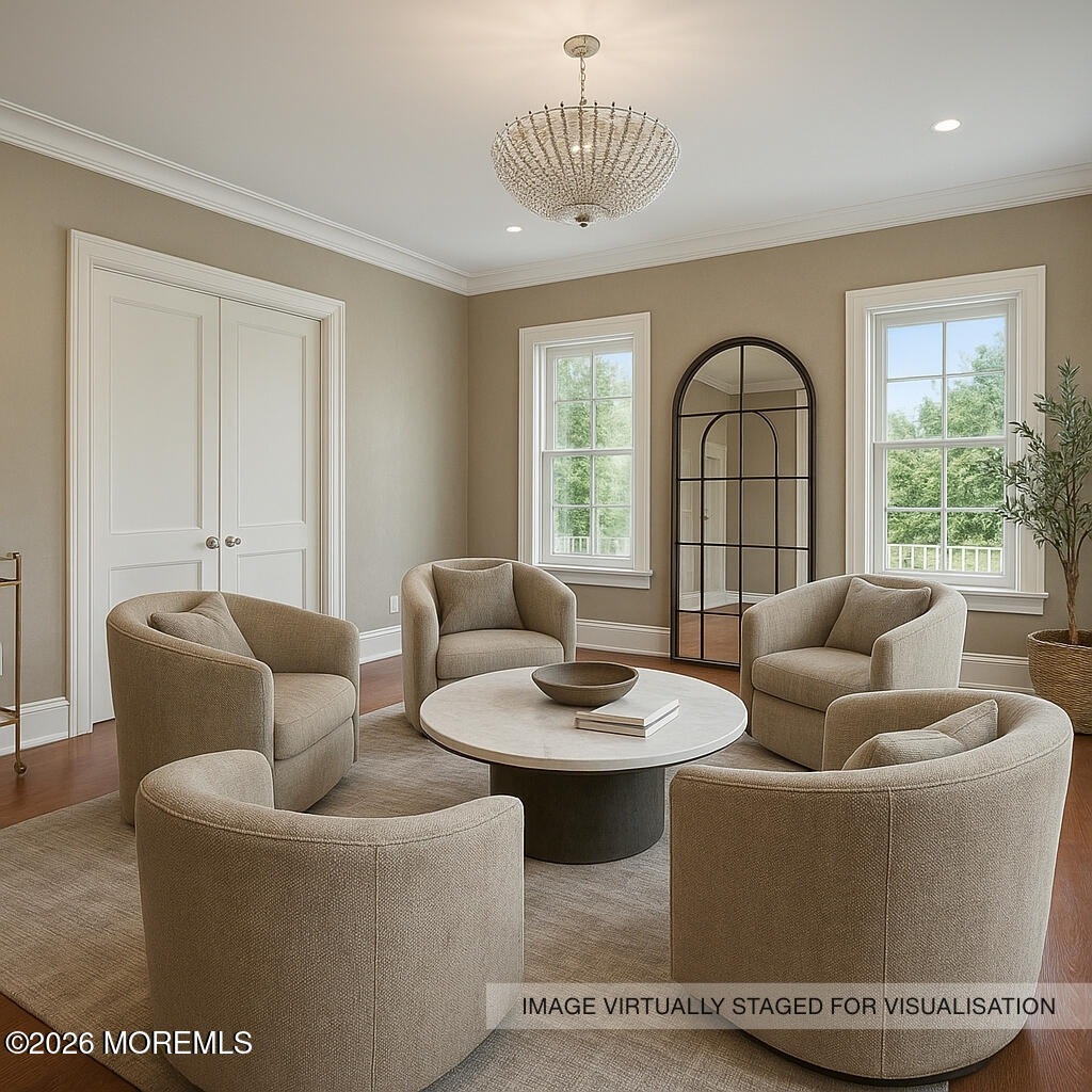 4 Club Way Rumson, NJ 07760 - Photo 63 of 79 a living room with furniture and a large window