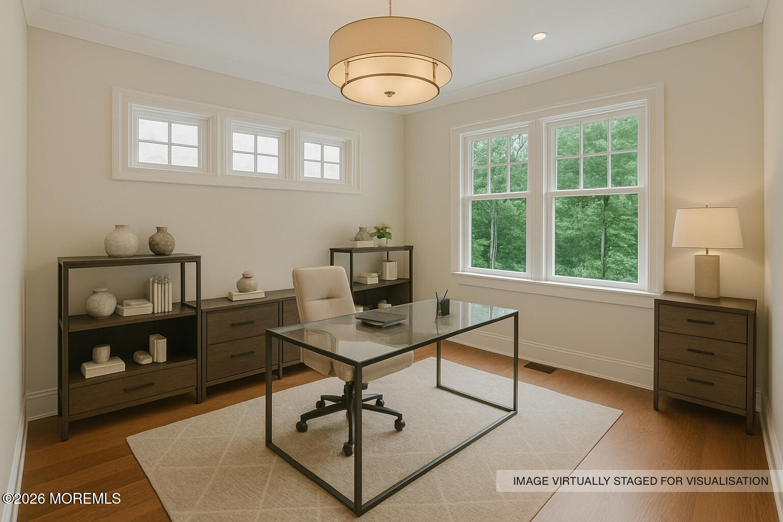 4 Club Way Rumson, NJ 07760 - Photo 67 of 79 a view of a workspace with furniture and a window