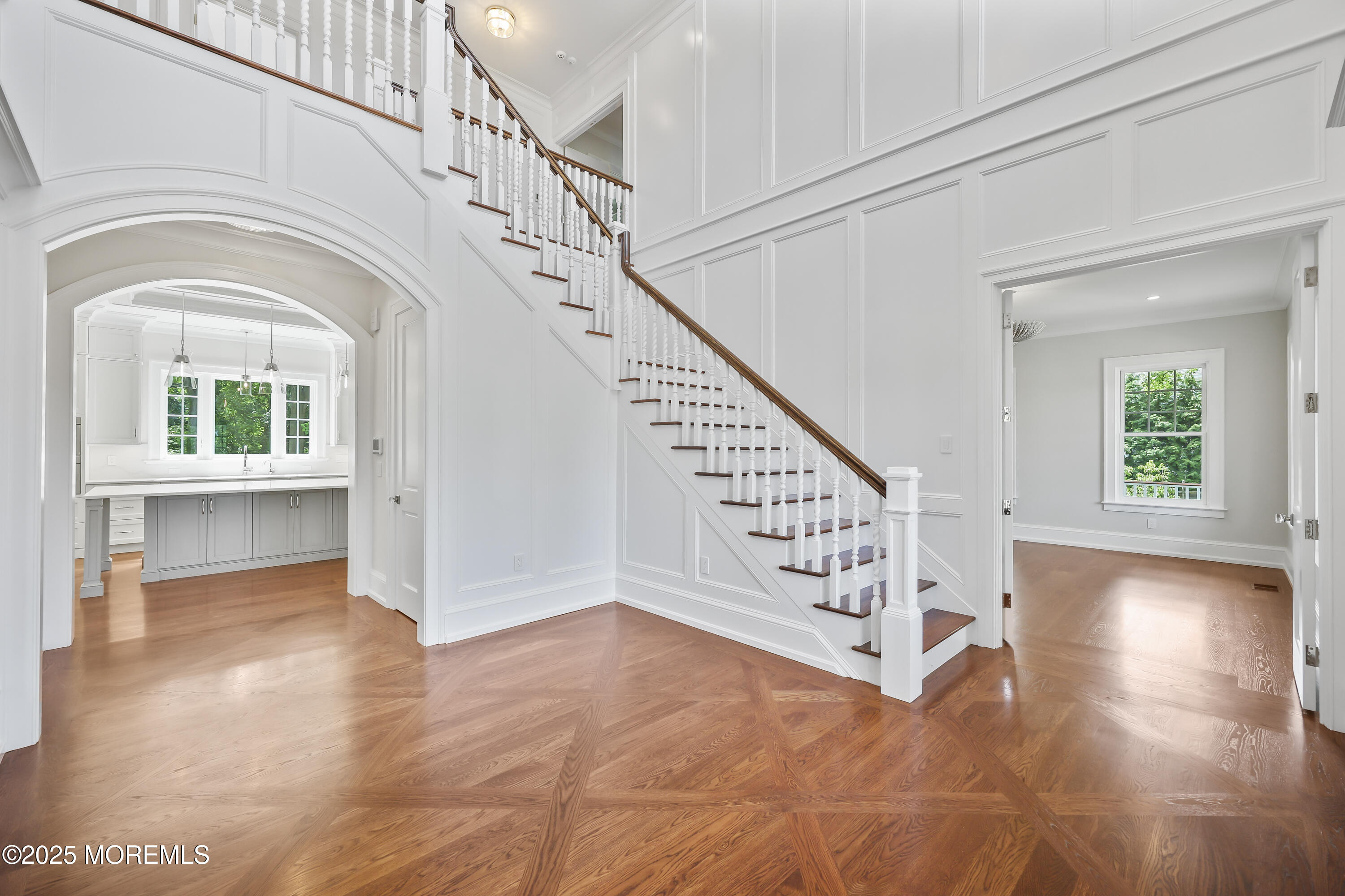 4 Club Way Rumson, NJ 07760 - Photo 77 of 79 a view of entryway and hall with wooden floor