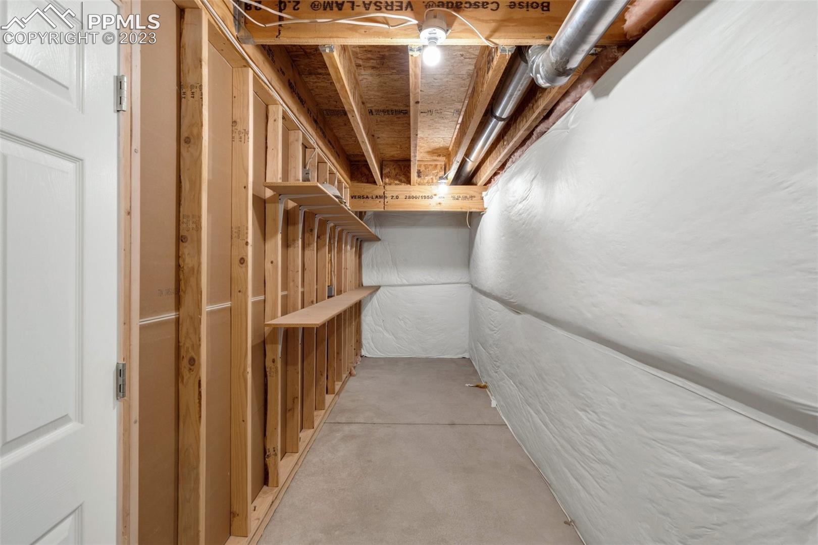 7040 Red Cardinal Loop Colorado Springs, CO 80908 - Photo 23 of 28 Basement Storage Room