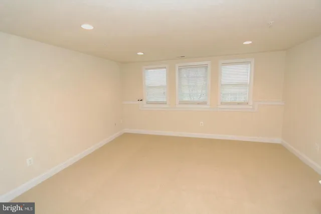 a view of a balcony with wooden floor and a potted plant