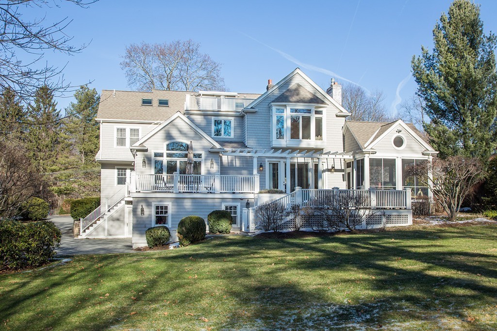 59 Tamworth Road Newton, MA 02468 - Photo 1 of 11 a front view of house with yard and green space