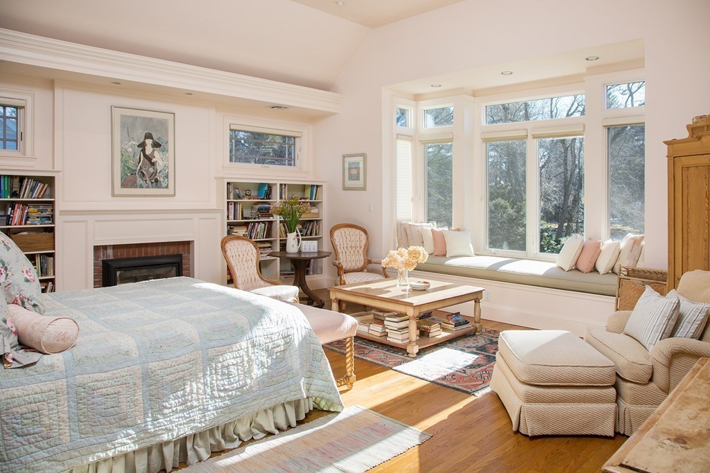59 Tamworth Road Newton, MA 02468 - Photo 9 of 11 a living room with furniture and a fireplace