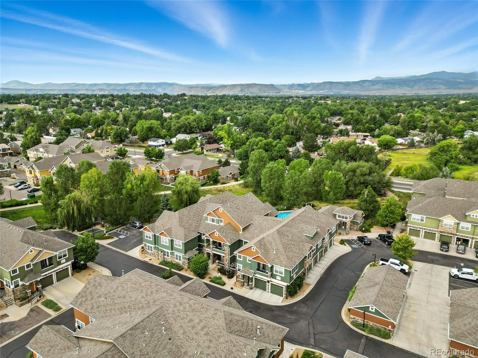 7080 Simms Street, Unit 204 Arvada, CO 80004 - Photo 44 of 49 an aerial view of multiple house
