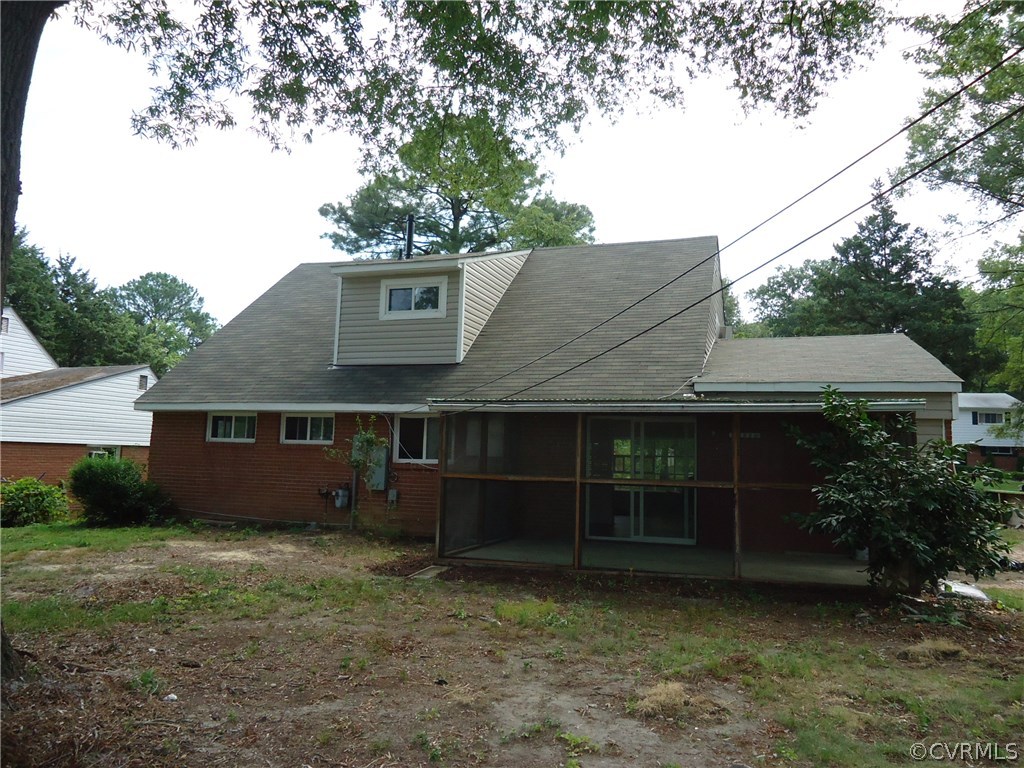 1324 Andover Road Henrico, VA 23229 - Photo 24 of 24 Rear view of the home and yard. Although the yard